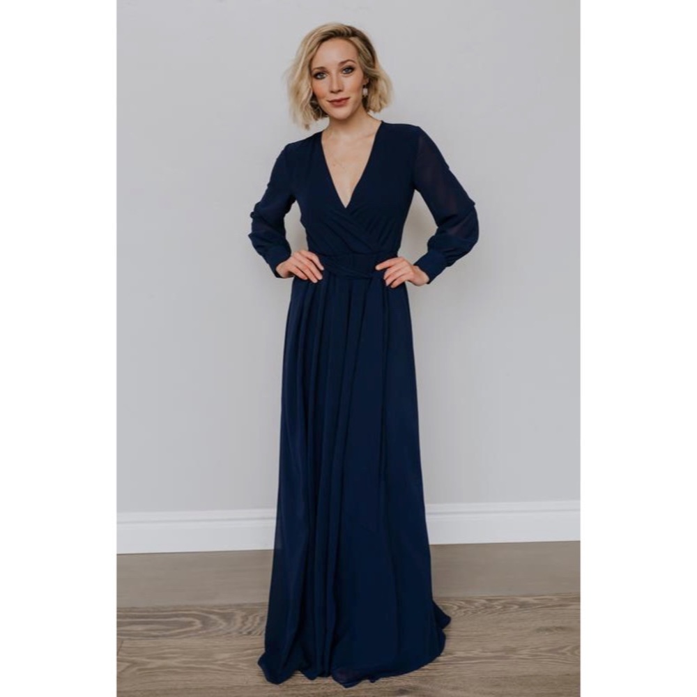 Baltic Born Lydia Navy Maxi Dress Sz S Never Worn